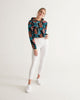 Tropical_1 Women's Cropped Hoodie