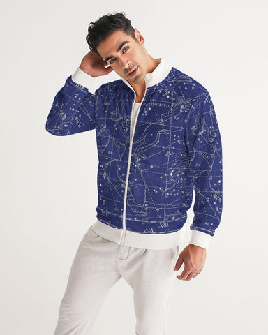 stars map blue Men's Track Jacket