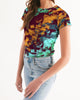 Brown Tie dye Women's Tee