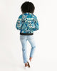 Tie Dye  snowflake Women's Bomber Jacket