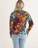 Brown Tie dye Women's Hoodie