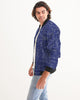 stars map blue Men's Bomber Jacket