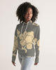 Chinese Print Grey Women's Hoodie