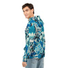 Tie Dye  snowflake Men's Hoodie