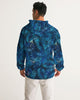 Floliage blue dream Men's Windbreaker