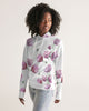 Watercolor Flower purple Women's Hoodie