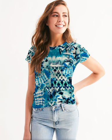 Tie Dye  snowflake Women's Tee