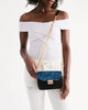 Floliage blue dream Small Shoulder Bag