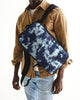 Tie Dye  dark blue Slim Tech Backpack