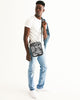 Camouflage black white Messenger Pouch