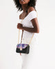 Tie Dye purple Small Shoulder Bag