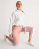 Pattern On pink Women's Track Pants