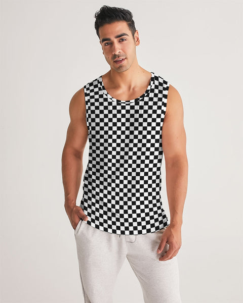 Checkerboard Men's Sport Tank