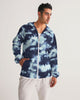 Tie Dye  dark blue Men's Windbreaker