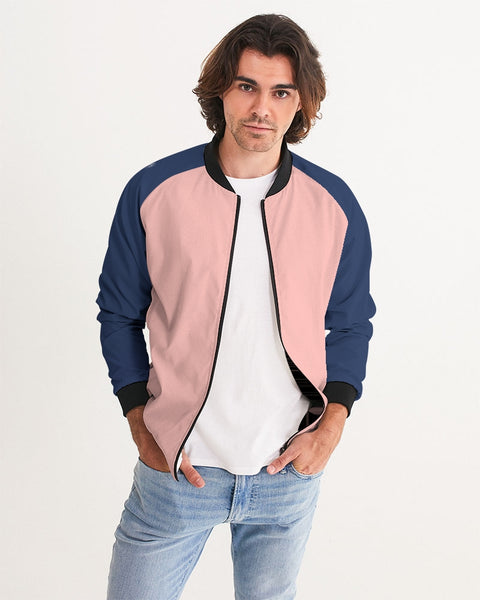 Pattern On pink Men's Bomber Jacket