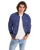 stars map blue Men's Bomber Jacket