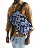 Tie Dye blue white Slim Tech Backpack