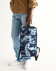 Tie Dye  dark blue Slim Tech Backpack