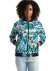 Tie Dye  snowflake Women's Bomber Jacket