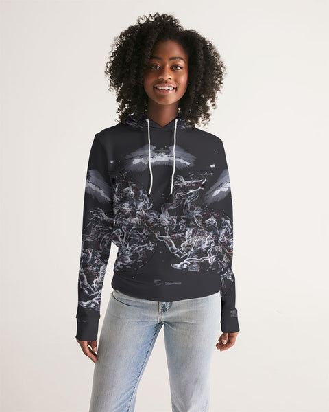 stars map black Women's Hoodie