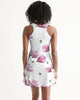 Watercolor Flower purple Women's Racerback Dress