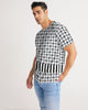 plaid black gray Men's Tee