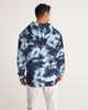 Tie Dye  dark blue Men's Hoodie