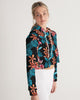 Tropical_1 Women's Cropped Hoodie