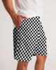 Checkerboard Men's Jogger Shorts