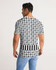 plaid black gray Men's Tee