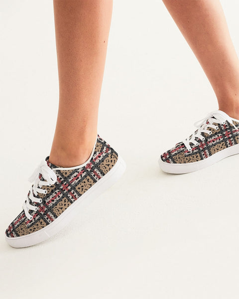 Tartan Design Women's Sneakers