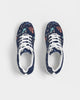 Flower Pattern Blue Women's Sneakers