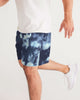 Tie Dye  dark blue Men's Jogger Shorts