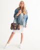 Gold garden ikat Shoulder Bag