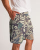 Newspaper Men's Jogger Shorts