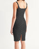 Polka Dot Women's Midi Bodycon Dress