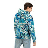 Tie Dye  snowflake Men's Hoodie