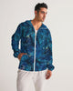 Floliage blue dream Men's Windbreaker