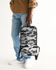 Camouflage black white Slim Tech Backpack